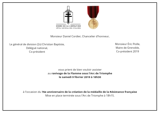 invitation 9 fevrier 2019